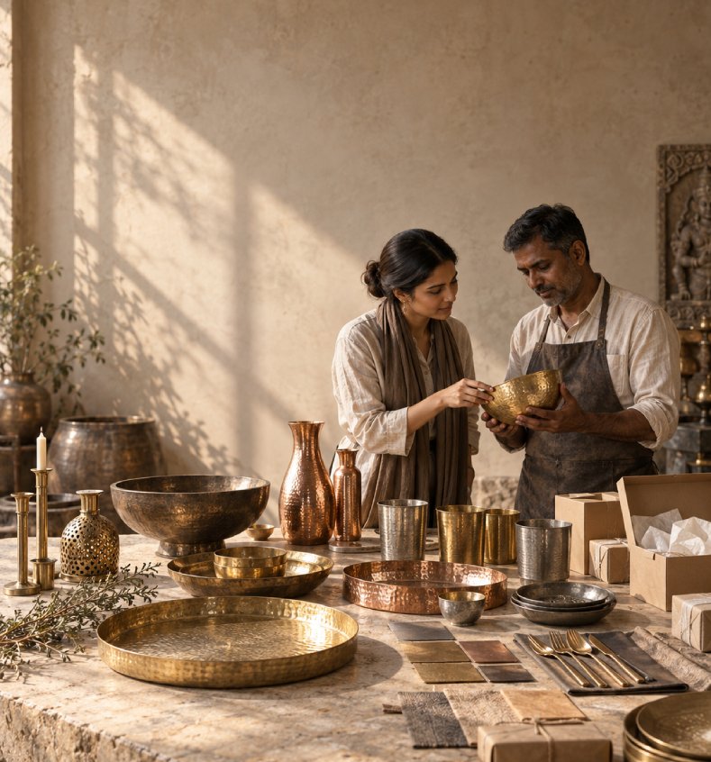 Global Handcrafted Metalware Sourcing for Trade & Commercial Buyers